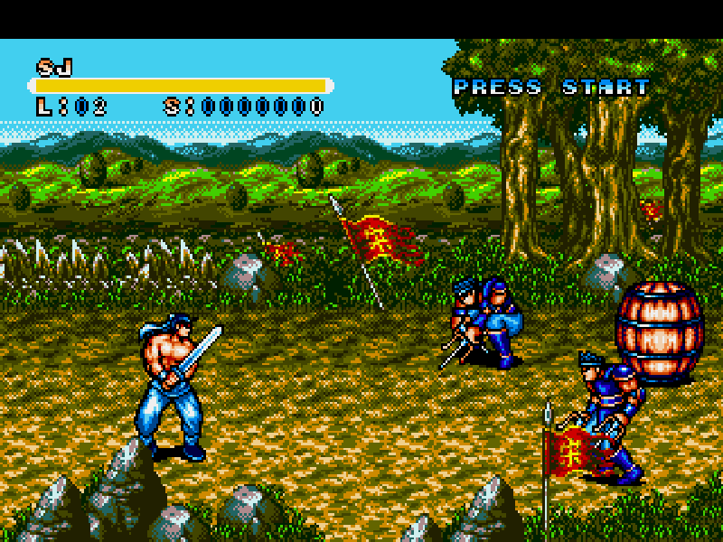 water margin sega genesis