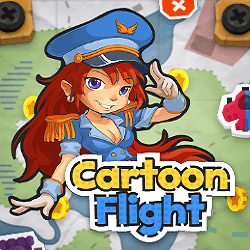 Cartoon Flight / Fliegender Karikatur