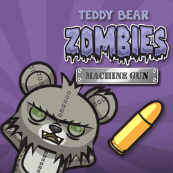 Teddy Bear Zombies Machine Gun / Mitrailleuse zombie ours en peluche