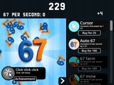 67 Сlicker - играть онлайн бесплатно