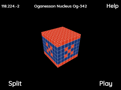 Atomic Nucleus Builder Oganesson Og-342