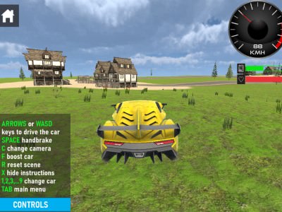Car Simulation Game / Juego de simulación de coches