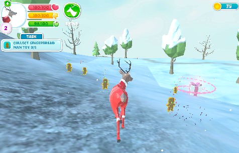 Deer Simulator Christmas / Simulador de veado de Natal