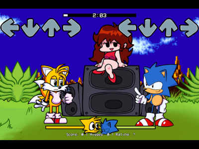 FNF: Sonic.exe and Sonic Sings Happy 🔥 Jogue online
