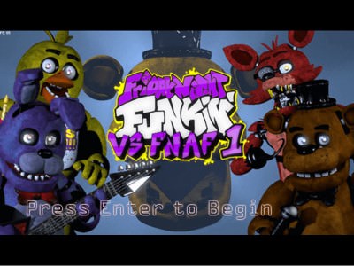 FNF vs FNaF (vs Freddy, Chica, Foxy, Bonnie) Revisão de vídeo