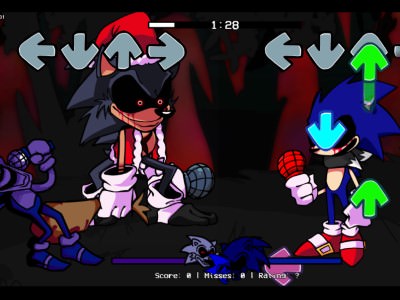 FNF vs Majin Sonic and Lord X Sings Blood Red Snow