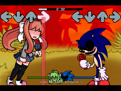 FNF: Minus Sonic.EXE v2 🔥 Play online