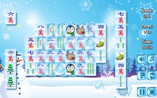Frozen Mahjong / Gefrorener Mahjong