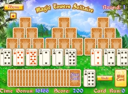 Magic Towers Solitaire / Пасьянс "Волшебные башни"
