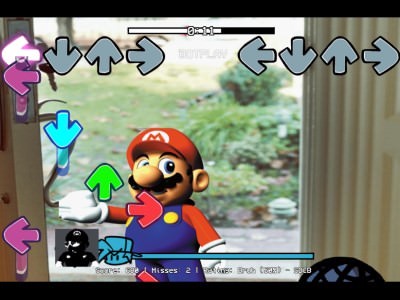 Mario Steals Your Liver as a FNF Mod