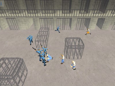 Battle Simulator: Prison and Police / Simulador de batalla: prisión y policía