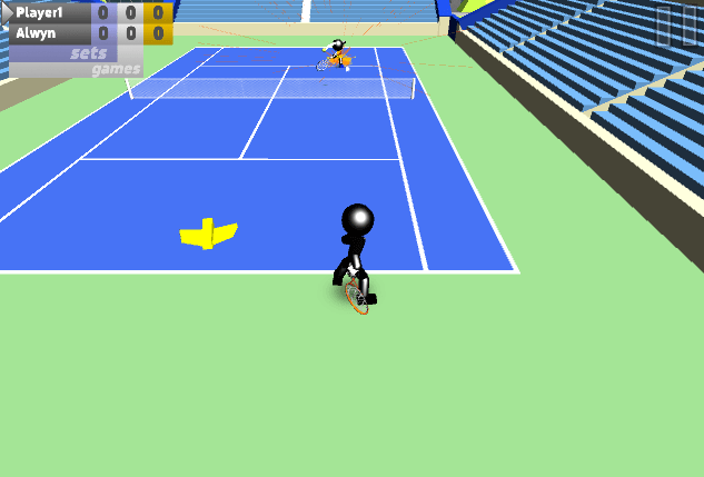 Stickman Tennis 3D / Теннис со стикменами 3Д