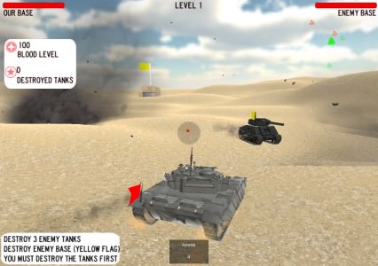 Tanks Battlefield: Desert / Panzerschlachtfeld: Wüste