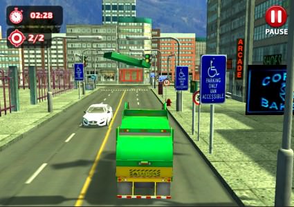 Trash Truck Simulator / Simulateur de camion à ordures
