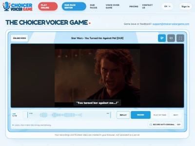 Choicer Voicer Game - jogue online gratuitamente