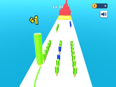 Color Pencil Run - Juega online gratis
