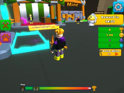 Dig and Descend: Obby Mine play free online