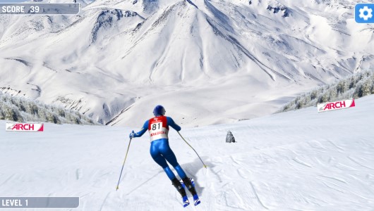 Downhill ski / Горный спуск на лыжах