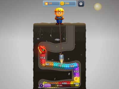 Drill the Snake - मुफ़्त में ऑनलाइन खेलें