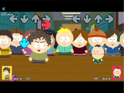 FNF Aura Funkin': at South America - play free online