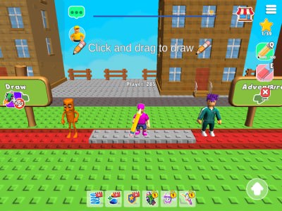 Obby Online with Friends: Draw and Jump! - kostenlos online spielen