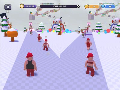 Радужная башня Обби играть онлайн бесплатно