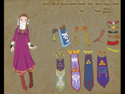 Princess Zelda Dress Up Princess Zelda Dress Up