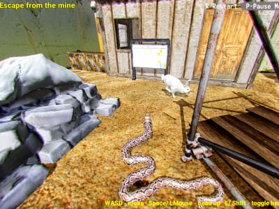 Simulateur de serpent python