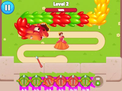 Queen Rescue: Dragon Puzzle Juega online gratis
