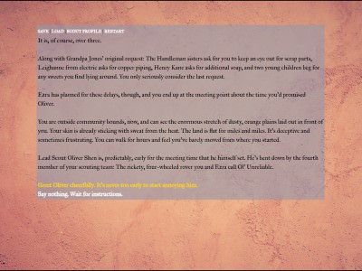 Scout: An Apocalypse Story - kostenlos online spielen