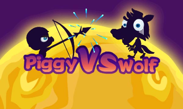 Piggy vs. Wolf / Schweinchen gegen Wolf