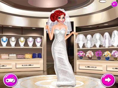 Princess Wedding Dress Up / Prinzessin Hochzeitsoutfit