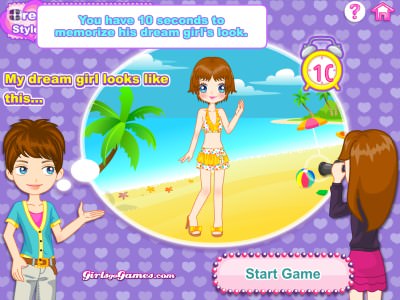 Dream Date Dress Up Girls Style - играть онлайн бесплатно