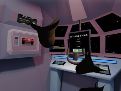 Asteroid storm VR