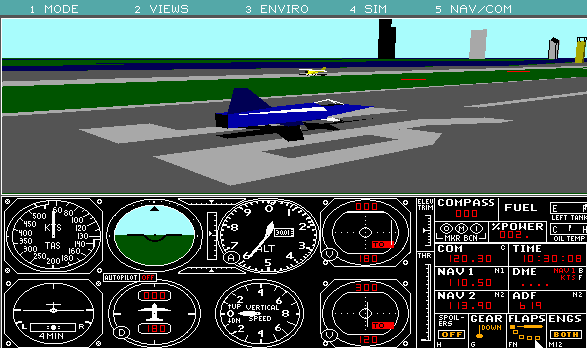 Microsoft Flight Simulator v4