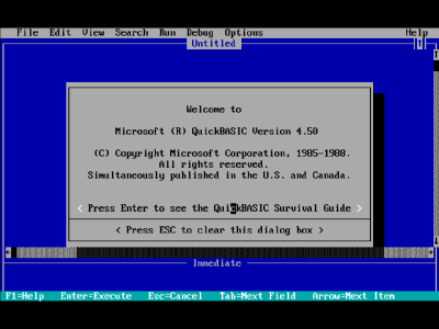 QBasic 4.5 QBasic 4.5